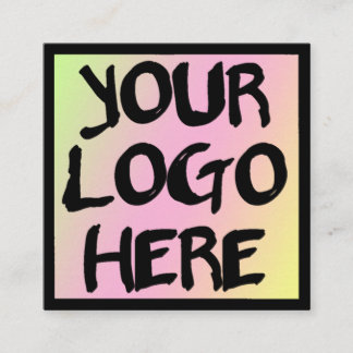 Moderne Vorlage für Berufliche Visitenkarten Quadratische Visitenkarte