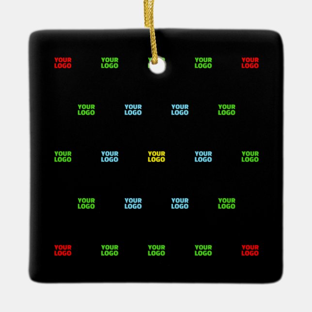 Moderne Vorlage für hochgeladene Logos oder Bildmu Keramikornament (Vorderseite)