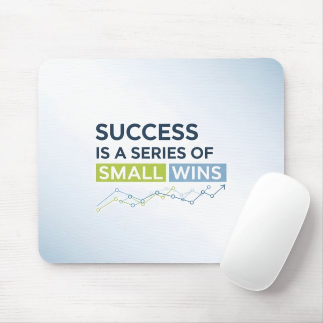 Moderne Wachstumschartendaten Anführungszeichen Pr Mousepad (Mit Mouse)