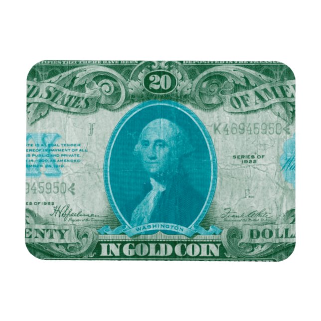 Moderne Währung V Magnet (Horizontal)