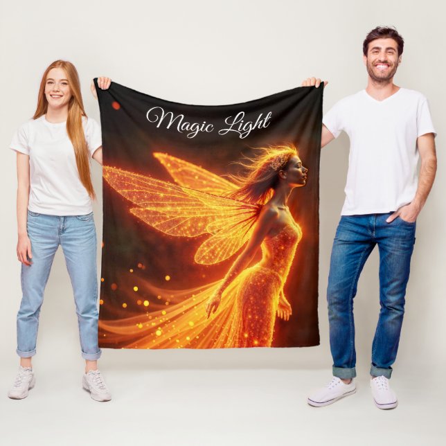 Moderne Waldbrandkreaturen fliegen farbenfrohe Fee Fleecedecke (Beispiel)