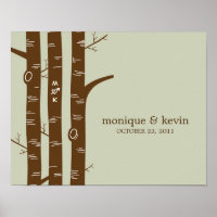 Moderne waldreiche Personalisierte Mauer Kunst - L