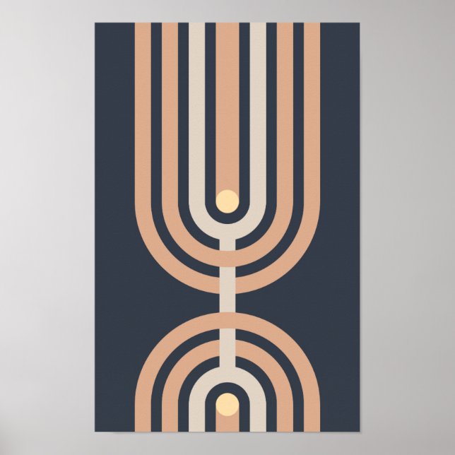 Moderne Wall Art aus dem Mittelalter. Poster (Vorne)