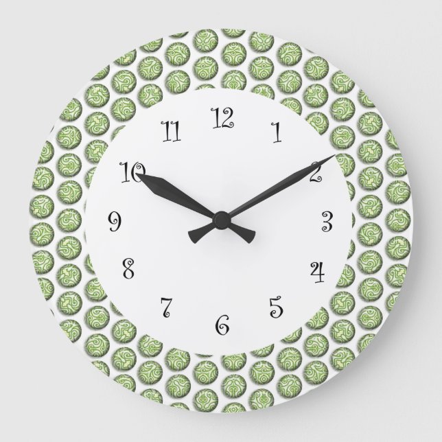 Moderne Wall-Uhren Große Wanduhr (Vorderseite)