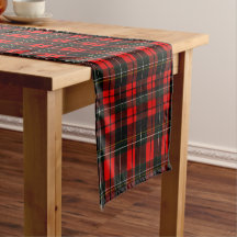 Moderne Wallace Red Scottish Tartan Karo
