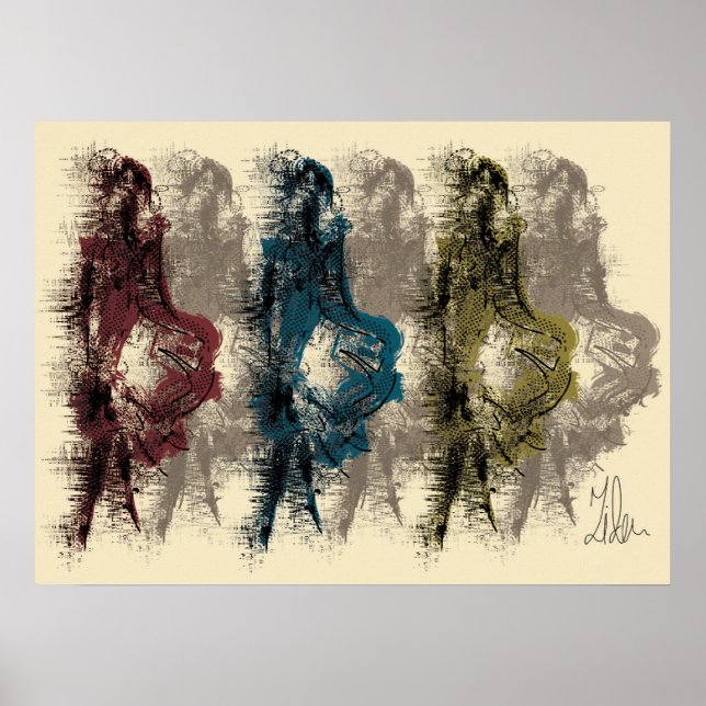 Moderne Wanddekoration - Plakat (Vorne)