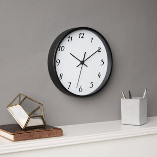 Moderne Wanduhr