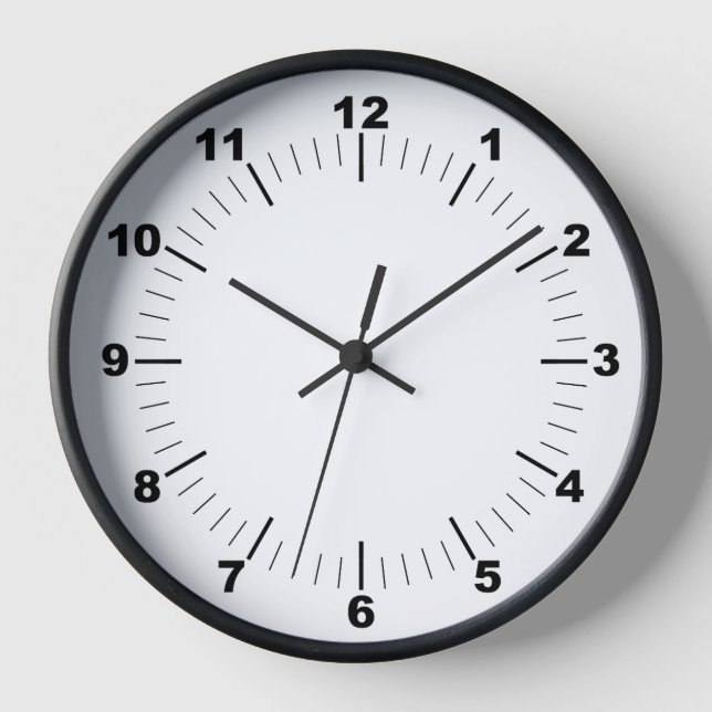 Moderne Wanduhr (Vorderseite)