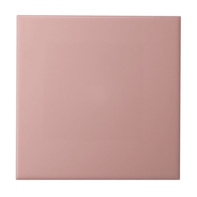 Moderne warme Rosé-Einfarbig Fliese (Vorderseite)