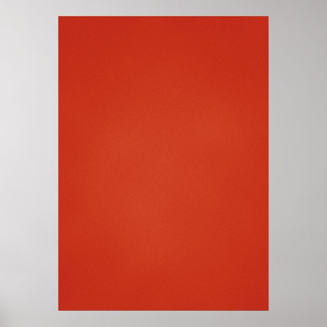 Moderne warme rote Grainy Textur Poster (Vorne)