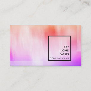 Moderne Wasserfarbe Beruflich Visitenkarte