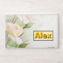 Moderne Wasserfarbe bunte Blumen & personalisieren