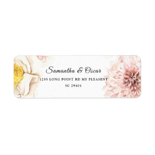 Moderne Wasserfarbe Bunte Blumenrahmen