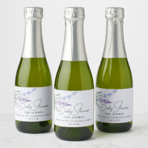 Moderne Wasserfarbe-Lavendel-Baby-Shower-Geschenke