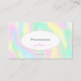 Moderne Wasserfarbe mit Foto Ernennung Soziale m Visitenkarte