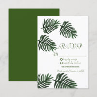 Moderne Wasserfarbe Tropische Botanik Palme Blätte