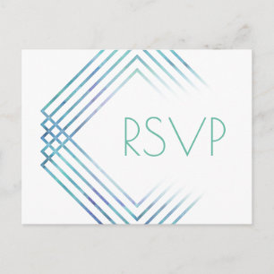 Moderne Wasserfarbe   UAWG zur Wahl Einladungspostkarte