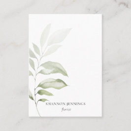 Moderne Wasserfarben Grüne Weinroute Mendrisiotto Visitenkarte