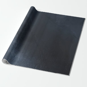 Moderne Wasserfarben-Hintergrund in Mitternachtsbl Geschenkpapier