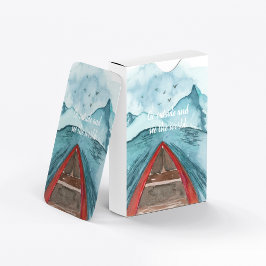 Moderne Wasserfarbenwelt - Weltangebot Spielkarten