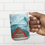 Moderne Wasserfarbenwelt - Weltangebot Zweifarbige Tasse<br><div class="desc">Moderne Wasserfarbenwelt - Weltangebot</div>