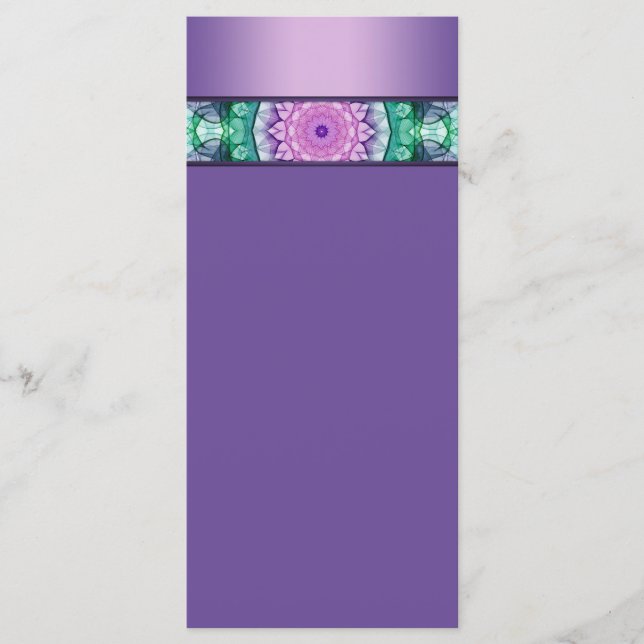 Moderne Wasserlilie mandala (Vorderseite)