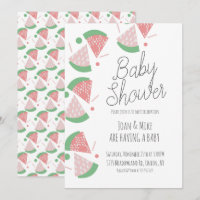 Moderne Wassermelone Kinderdusche Sprinkles Confet