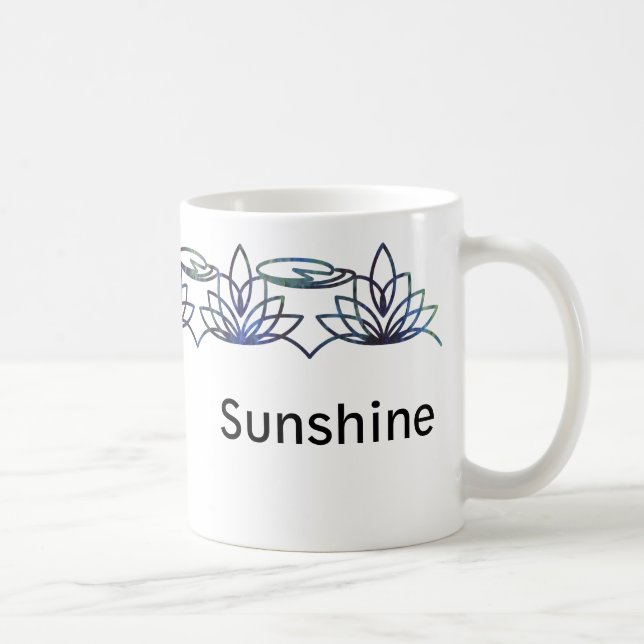Moderne Wasserstraßen personalisiert Mug Kaffeetasse (Rechts)