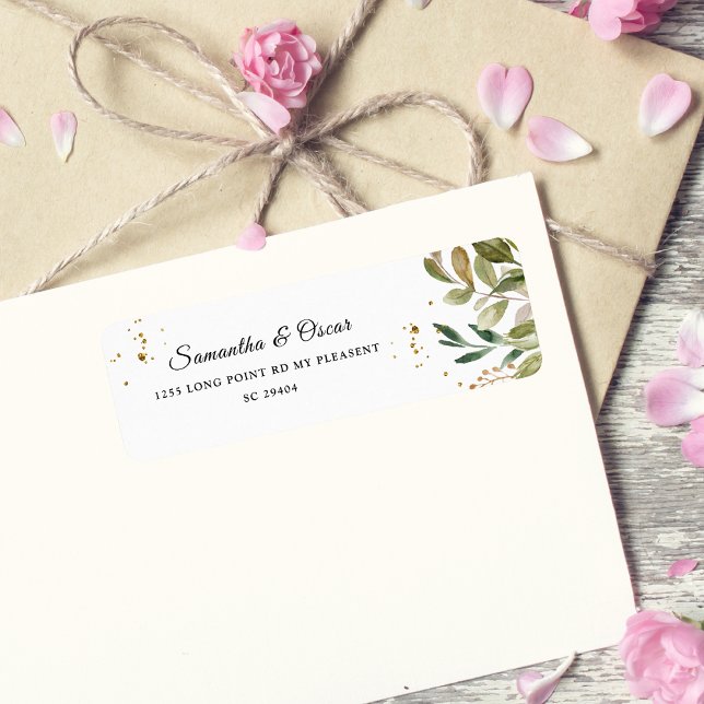 Moderne Watercolor Grünflächen Leaf Rahmen (Von Creator hochgeladen)