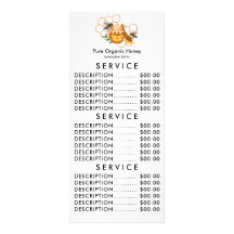 Moderne Watercolor Honeycombs mit Bienen