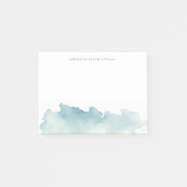 Moderne Watercolor-Wellen Notepad Post-it Klebezettel