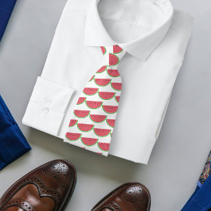Moderne Watermelon Slices Pattern Neck Tie Krawatte