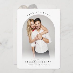 MODERNE WEDING-Foto-Kalligraphie Einladung