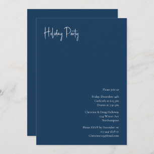 Moderne Weihnachten   Einladung zur Blue Holiday P