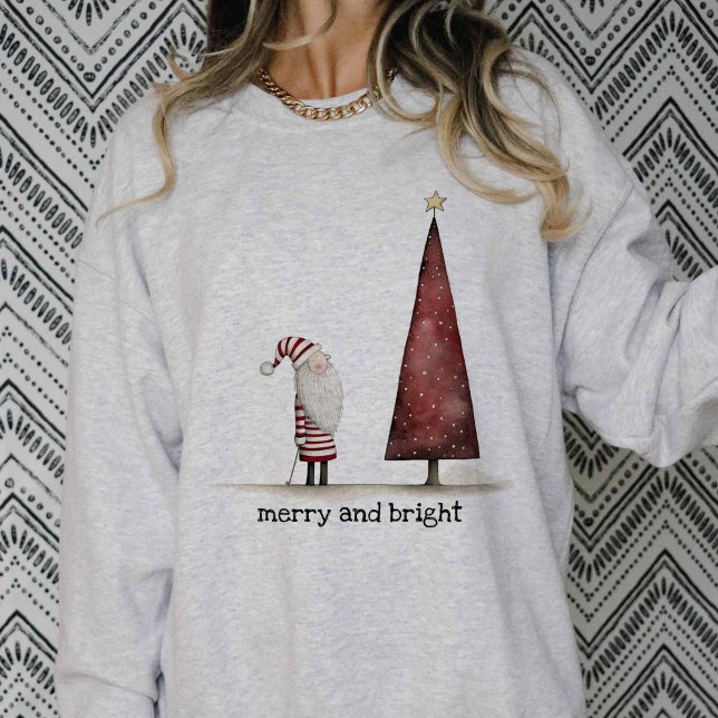 Moderne Weihnachten froh und hell Winter Sweatshirt (Von Creator hochgeladen)