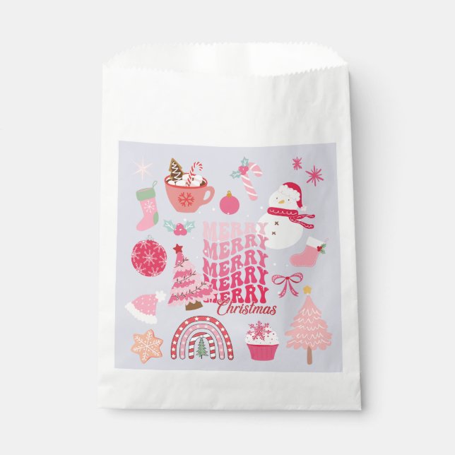 Moderne Weihnachten Geschenktütchen (Vorderseite)