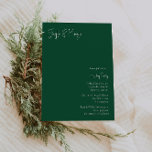 Moderne Weihnachten | Green Jingle and Mingle Einladung<br><div class="desc">Dieses moderne Weihnachtsfest | Grün Jingle und Mingle Einladung ist perfekt für Ihr minimalistisches Shabby Chic boho grün und weiß Urlaub Gruß. Die minimale whimsical handgeschriebene Kalligraphie ist delikat und rustikal, bleibe elegant und elegant. Sie werden feststellen, dass alles über dieses Produkt bearbeitbar ist, also fühlen Sie sich frei, Bilder...</div>