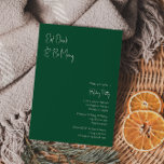 Moderne Weihnachten | Grün essen trinken und Merke Einladung<br><div class="desc">Dieses moderne Weihnachtsfest | Grün essen und fröhlich einladen ist perfekt für Ihr minimalistisches Shabby Chic boho grün und weiß Feier. Die minimale whimsical handgeschriebene Kalligraphie ist delikat und rustikal, bleibe elegant und elegant. Sie werden feststellen, dass alles über dieses Produkt bearbeitbar ist, also fühlen Sie sich frei, Bilder oder...</div>