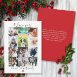 Moderne Weihnachten im 12. Foto<br><div class="desc">Personalisieren Sie Ihre 12 Lieblings-Fotos,  News und Namen,  um eine unvergessliche,  lustige Urlaubskarte zu kreieren. Entwickelt von Thisisnotme©</div>