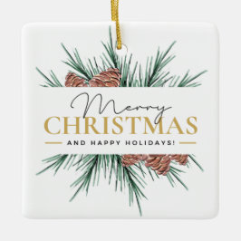 Moderne Weihnachten Keramikornament