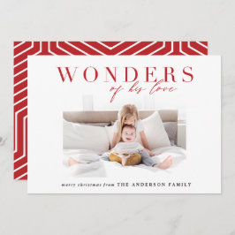 Moderne Weihnachten mit religiösem Foto