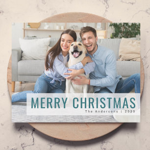 Moderne Weihnachten Stilvolles Trendy Aquamarine