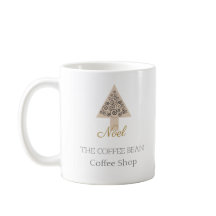 Moderne Weihnachts-Café-Geschäftsmarkenbildung