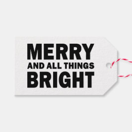 Moderne Weihnachts-Geschenk-Anhänger | Frohe und a Geschenkanhänger