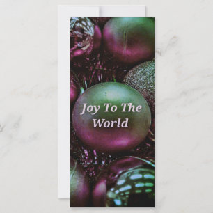 Moderne Weihnachts-Grüne Rose Freude an der Welt