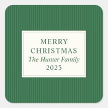 Moderne Weihnachts-Minimal-Weihnachtsgeschenk Grün