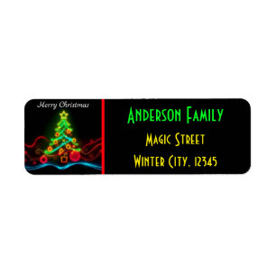 Moderne Weihnachts-Neon Holiday Collection