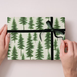 Moderne Weihnachtsbaum-Weihnachtsfeiertage Weihnac Geschenkpapier