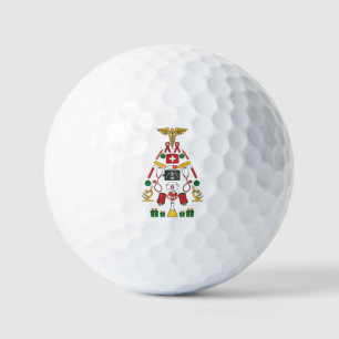 Moderne Weihnachtsbaumärzte für Personalisierte Ta Golfball