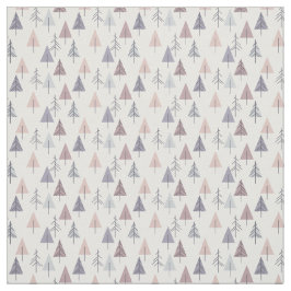 Moderne Weihnachtsbäume der Dusty-Rose Stoff